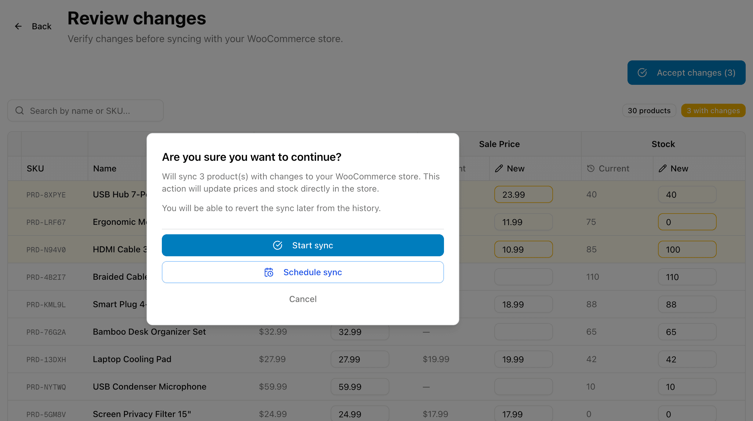 Configure, sync and forget